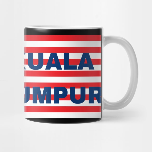 Kuala Lumpur City in Malaysian Flag by aybe7elf